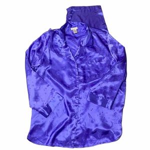 Innermost Celestial Silky Violet Blue Pajamas